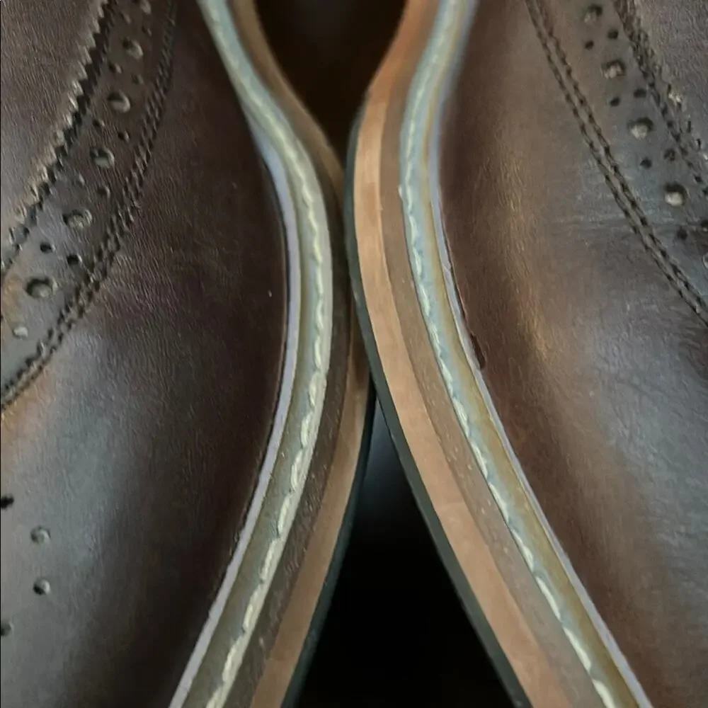 Florsheim Men’s Brown Leather Chelsea Boots, Beautiful Reddish Brown, Size 11.5